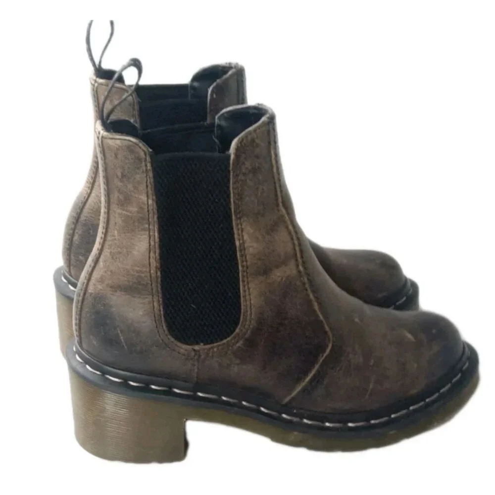 Dr. Martens Cadence Greenland Heeled Chelsea Boots Women's Size 6 - Picture 2 of 9